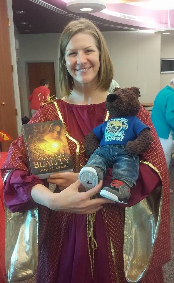 Here's me cuddling up to Max. See, the mind control is already taking effect.