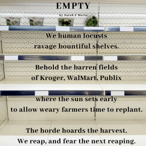 Empty – A Coronavirus&nbsp;Poem